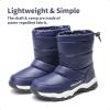 image:imageDREAM PAIRS Boys Girls Snow Boots Lightweight Slip Resistant Mid Calf Winter Shoes for LittleBig KidNavy