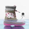 image:imageDREAM PAIRS Boys Girls Snow Boots WaterResistant Outdoor Warm Cozy AntiSlip Mid Calf Faux Fur Lining Insulated Winter Shoes for LittleBig KidsWhiteFauxia