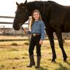 image:imageDREAM PAIRS Cowgirl Cowboy Western Boots Girls Mid Calf Riding Shoes Little KidBig KidBrown