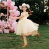image:imageDREAM PAIRS Cowgirl Cowboy Western Boots Girls Mid Calf Riding Shoes Little KidBig KidGoldBrown