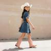 image:imageDREAM PAIRS Cowgirl Cowboy Western Boots Girls Mid Calf Riding Shoes Little KidBig KidPink