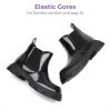image:imageDREAM PAIRS Girls Chelsea Boots Side Zipper Lug Sole Ankle Booties ToddlerLittle KidBig KidAll Black