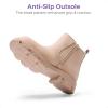 image:imageDREAM PAIRS Girls Chelsea Boots Side Zipper Lug Sole Ankle Booties ToddlerLittle KidBig KidApricot