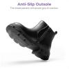 image:imageDREAM PAIRS Girls Chelsea Boots Side Zipper Lug Sole Ankle Booties ToddlerLittle KidBig KidBlackpu