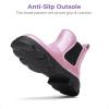 image:imageDREAM PAIRS Girls Chelsea Boots Side Zipper Lug Sole Ankle Booties ToddlerLittle KidBig KidPink