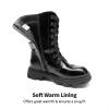 image:imageDREAM PAIRS Girls Combat Boots Side Zipper Ankle Booties ToddlerLittle KidBig KidAll Black