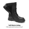 image:imageDREAM PAIRS Girls Combat Boots Side Zipper Ankle Booties ToddlerLittle KidBig KidBlack
