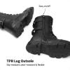 image:imageDREAM PAIRS Girls Combat Boots Side Zipper Ankle Booties ToddlerLittle KidBig KidBlack