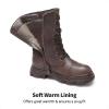 image:imageDREAM PAIRS Girls Combat Boots Side Zipper Ankle Booties ToddlerLittle KidBig KidBrown