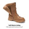 image:imageDREAM PAIRS Girls Combat Boots Side Zipper Ankle Booties ToddlerLittle KidBig KidCamel