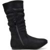 image:imageDREAM PAIRS Girls Faux Fur Lined Knee High Winter Riding BootsToddlerLittle KidBig KidBlack