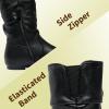 image:imageDREAM PAIRS Girls Faux Fur Lined Knee High Winter Riding BootsToddlerLittle KidBig KidBlackPu