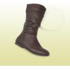 image:imageDREAM PAIRS Girls Faux Fur Lined Knee High Winter Riding BootsToddlerLittle KidBig KidBrownPu