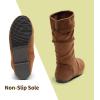 image:imageDREAM PAIRS Girls Faux Fur Lined Knee High Winter Riding BootsToddlerLittle KidBig KidTan