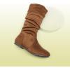 image:imageDREAM PAIRS Girls Faux Fur Lined Knee High Winter Riding BootsToddlerLittle KidBig KidTan