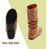 image:imageDREAM PAIRS Girls Faux Fur Lined Knee High Winter Riding BootsToddlerLittle KidBig KidTanpu