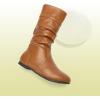 image:imageDREAM PAIRS Girls Faux Fur Lined Knee High Winter Riding BootsToddlerLittle KidBig KidTanpu