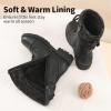 image:imageDREAM PAIRS Girls Mid Calf Combat Ankle Lace up BootsBlack