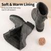image:imageDREAM PAIRS Girls Mid Calf Combat Ankle Lace up BootsGrey