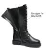 image:imageDREAM PAIRS Girls Riding Boots Knee High Side Zipper Mid Calf Shoes Little KidBig KidBlack
