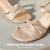 image:imageDREAM PAIRS Girls Sandals Low Heel Dress Open Toe Sandals Flower Wedding Party for Little KidBig KidGold
