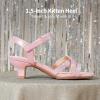 image:imageDREAM PAIRS Girls Sandals Low Heel Dress Open Toe Sandals Flower Wedding Party for Little KidBig KidRose Gold