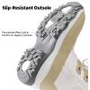 image:imageDREAM PAIRS Girls Snow Boots Warm Cozy AntiSlip Lightweight Mid Calf Faux Fur Lining Winter Shoes for LittleBig KidsBeigeWhite