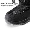 image:imageDREAM PAIRS Girls Snow Boots Warm Cozy AntiSlip Lightweight Mid Calf Faux Fur Lining Winter Shoes for LittleBig KidsBlack