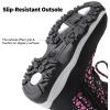image:imageDREAM PAIRS Girls Snow Boots Warm Cozy AntiSlip Lightweight Mid Calf Faux Fur Lining Winter Shoes for LittleBig KidsBlackPink