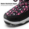image:imageDREAM PAIRS Girls Snow Boots Warm Cozy AntiSlip Lightweight Mid Calf Faux Fur Lining Winter Shoes for LittleBig KidsBlackPink