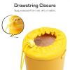 image:imageDREAM PAIRS Kids Rain Boots Boys Girls Lightweight Boots Waterproof Easyon Outdoor Playing Rain Boot UnisexChildAll Yellow