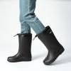 image:imageDREAM PAIRS Kids Rain Boots Boys Girls Lightweight Boots Waterproof Easyon Outdoor Playing Rain Boot UnisexChildBlack