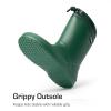 image:imageDREAM PAIRS Kids Rain Boots Boys Girls Lightweight Boots Waterproof Easyon Outdoor Playing Rain Boot UnisexChildDark Green