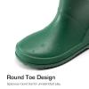 image:imageDREAM PAIRS Kids Rain Boots Boys Girls Lightweight Boots Waterproof Easyon Outdoor Playing Rain Boot UnisexChildDark Green