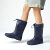 image:imageDREAM PAIRS Kids Rain Boots Boys Girls Lightweight Boots Waterproof Easyon Outdoor Playing Rain Boot UnisexChildNavy