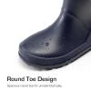 image:imageDREAM PAIRS Kids Rain Boots Boys Girls Lightweight Boots Waterproof Easyon Outdoor Playing Rain Boot UnisexChildNavy
