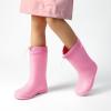 image:imageDREAM PAIRS Kids Rain Boots Boys Girls Lightweight Boots Waterproof Easyon Outdoor Playing Rain Boot UnisexChildPink
