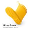 image:imageDREAM PAIRS Kids Rain Boots Boys Girls Lightweight Boots Waterproof Easyon Outdoor Playing Rain Boot UnisexChildYellow