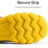 image:imageDREAM PAIRS Kids Rain Boots EasyOn Lightweight NonSlip Outsole for Boys amp Girls Outdoor Rainy Day PlayNavyYellow