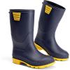 image:imageDREAM PAIRS Kids Rain Boots EasyOn Lightweight NonSlip Outsole for Boys amp Girls Outdoor Rainy Day PlayNavyYellow