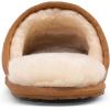 image:imageDREAM PAIRS Mens Avalon Scuff Slip on Fuzzy Faux Wool Lining Warm Indoor Outdoor House Slippers TanSize 11