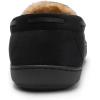 image:imageDREAM PAIRS Mens Dsl2110m Fuzzy Microsuede Moccasin Slippers with Plush Lining House Shoes Black Size 11