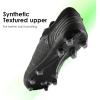 image:imageDREAM PAIRS Mens Sport Flexible Athletic Lace Up Light Weight Outdoor Cleats Football Soccer ShoesBlackDarkGrey