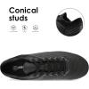 image:imageDREAM PAIRS Mens Sport Flexible Athletic Lace Up Light Weight Outdoor Cleats Football Soccer ShoesBlackDarkGrey