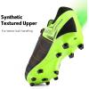 image:imageDREAM PAIRS Mens Sport Flexible Athletic Lace Up Light Weight Outdoor Cleats Football Soccer ShoesBlackLemonGreenRed