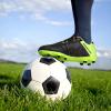 image:imageDREAM PAIRS Mens Sport Flexible Athletic Lace Up Light Weight Outdoor Cleats Football Soccer ShoesBlackLemonGreenRed