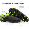 image:imageDREAM PAIRS Mens Sport Flexible Athletic Lace Up Light Weight Outdoor Cleats Football Soccer ShoesBlackNeonGreen