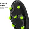 image:imageDREAM PAIRS Mens Sport Flexible Athletic Lace Up Light Weight Outdoor Cleats Football Soccer ShoesBlackNeonGreen