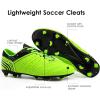 image:imageDREAM PAIRS Mens Sport Flexible Athletic Lace Up Light Weight Outdoor Cleats Football Soccer ShoesNeonGreenBlack