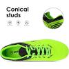 image:imageDREAM PAIRS Mens Sport Flexible Athletic Lace Up Light Weight Outdoor Cleats Football Soccer ShoesNeonGreenBlack